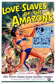 LOVE slaves of the AMAZON movie poster GIANNA SEGALE tribal WILD sexy 24X36