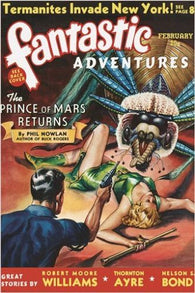 FANTASTIC ADVENTURES vintage comic book cover POSTER sci-fi story 24X36 NEW