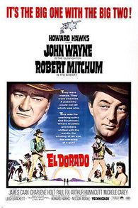 EL DORADO movie poster john WAYNE robert MITCHUM guns OLD SOUTHWEST 24X36