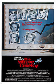 agatha CHRISTIE'S the MIRROR CRACKED movie poster LANSBURY mystery 24X36