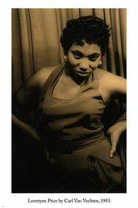 LEONTYNE PRICE by Carl Van Vechten VINTAGE ARTS POSTER 1953 24X36 photo