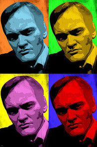 Quentin Tarantino DIRECTOR CELEBRITY multiple image POP ART POSTER 24X36