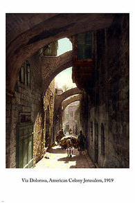 VIA DOLOROSA American Colony Jerusalem 1919 PHOTO POSTER 24X36 biblical
