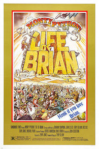 LIFE OF BRIAN MONTY PYTHON movie poster CLASSIC BRITISH COMEDY TROUPE 24X36