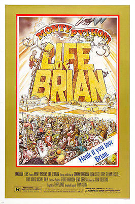 LIFE OF BRIAN MONTY PYTHON movie poster CLASSIC BRITISH COMEDY TROUPE 24X36