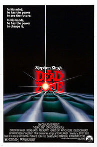 stephen king's THE DEAD ZONE movie poster CHRISTOPHER WALKEN horror 24X36