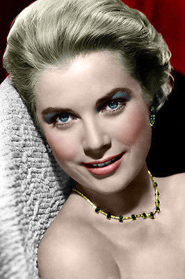 GRACE KELLY HEAD SHOT poster REFINED luminous SOFT smiling RARE 24X36