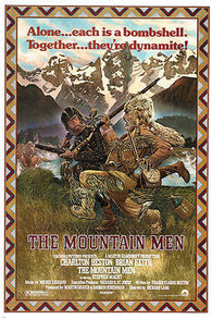 THE MOUNTAIN MAN movie poster ADVENTURE charleton HESTON brian KEITH 24X36