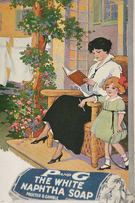 NAPHTA SOAP vintage ad poster LADIES HOME JOURNAL collectors PRIZED