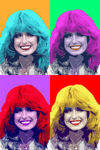 FARRAH FAWCETT Celebrity Actress Multiple Image POP ART POSTER 24X36 New