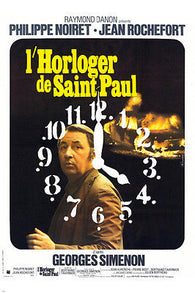 1974 L'HORLOGER de SAINT PAUL movie poster FRENCH CRIME drama 24X36
