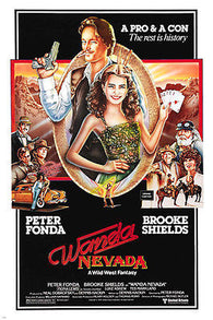 WANDA NEVADA movie poster BROOKE shields PETER fonda WESTERN FANTASY 24X36