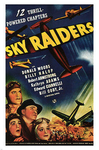 Sky Raiders by Ford Beebe MOVIE POSTER Ray Taylor 1941 24X36 vintage rare