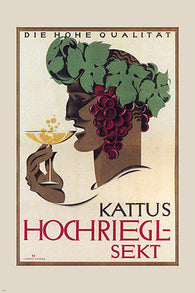 Kattus Hockriegl-Sekt Vintage Poster J Binder Austria 1929 24X36 NEW PRIZED