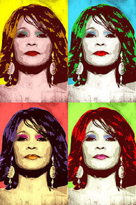 WHITNEY HOUSTON singer CELEBRITY multiple image POP ART POSTER 24X36 NEW