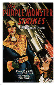 The Purple Monster strikes MOVIE POSTER D. Moore L. Stirling 1945 24X36
