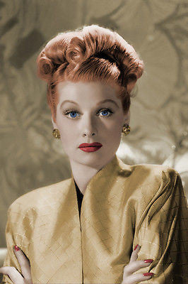 LUCILLE BALL glamour head shot poster HIGH QUALITY UNIQUE COLLECTIBLE 24X36