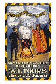 VINTAGE TRAVEL POSTER London England turn of CENTURY rare hot NEW 24x36