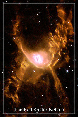 THE RED SPIDER NEBULA Hubble Space Telescope POSTER 24X36 AMAZING IMAGE