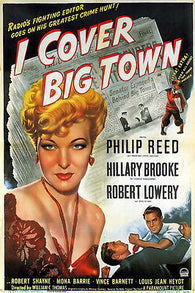FILM NOIR i cover big town movie poster philip REED hillary BROOK 24X36