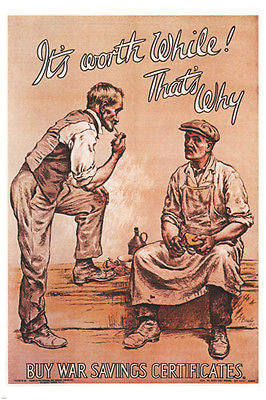 BUY WAR CERTIFICATES vintage 1917 PROPAGANDA POSTER J. P. Beadle 24X36 RARE