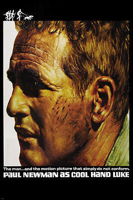CLASSIC cool hand LUKE movie POSTER paul NEWMAN NONCONFORMIST tale 24X36