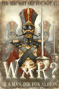 WAR VINTAGE POSTER Albion Recruitment RARE HOT NEW 24x36