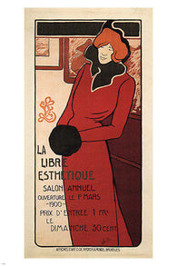 Free Aesthetic Vintage Ad Poster Léo Jo Belgium 1900 24X36 Collectors Rare