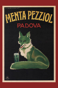 MENTA PEZZIOL vintage ad poster by MARCELO DUDOVICH ITALY 1922 24X36 hot new