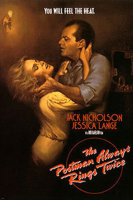 the postman always rings twice movie poster NICHOLSON & LANGE suspense 24X36