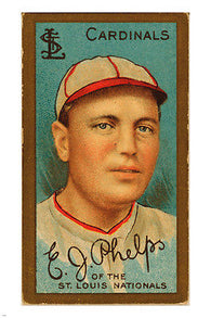 ED PHELPS pitcher ST. LOUIS CARDINALS vintage 1911 poster 24X36 BASEBALL