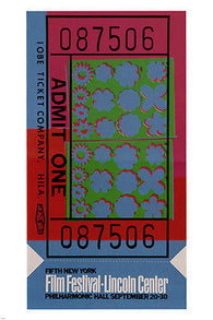 FIFTH NEW YORK FILM FESTIVAL vintage ad poster UNITED STATES 1967 24X36 COOL