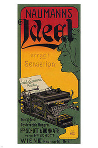 Naumanns Ideal Vintage Ad Poster Fritz John Germany 1905 24X36 Unique New