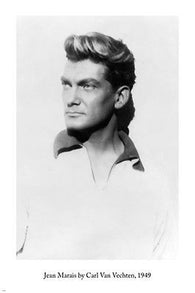 JEAN MARAIS vintage poster CARL VAN VECHTEN 1949 24X36 french ACTOR/DIRECTOR