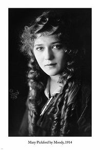 mary pickford by MOODY photo POSTER 1914 24X36 candid ACTRESS PORTRAIT