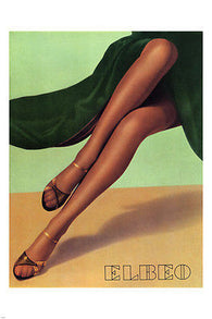 ELBEO TIGHTS & STOCKINGS vintage ad poster united kingdom 1960 24X36 hot new