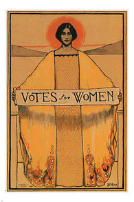 VOTES FOR WOMEN vintage political poster B. M. BOYE 1913 USA 24X36 rare HOT