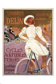 factories DELIN vintage AD POSTER georges GAUDY belgium 1898 24X36 FIRST rate