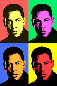 ACTOR celebrity DENZEL WASHINGTON pop art poster MULTIPLE IMAGES 24X36 hot