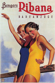 BENGERS RIBANA Vintage Ad Poster AUSTRIA 1934 24X36 Collectors HOT VERY RARE
