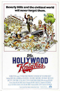the HOLLYWOOD KNIGHTS movie poster BEVERLY HILLS halloween CAMPY 24X36