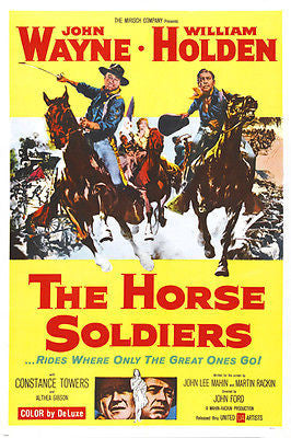john wayne THE HORSE SOLDIERS movie poster 