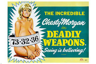 UK BRITISH QUAD MOVIE POSTER BUXOM WOMAN sexy wild proportions funny 24X36 