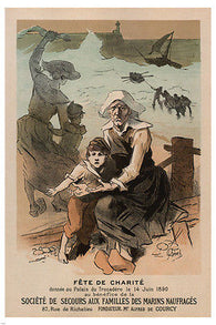 Charity ball at the Trocadero VINTAGE POSTER Jules Chéret France 1890 24X36