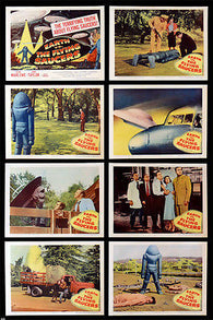EARTH VS. FLYING SAUCERS  movie poster 8 scenes CAMPY SCI-FI CLASSIC 24X36 -PW0