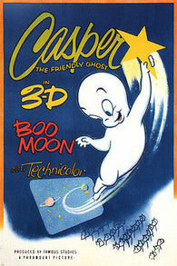 izzy sparber's CASPER IN BOO MOON movie poster seymour KNEITEL 1954 24X36