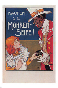 Mohren-Seife! VINTAGE AD POSTER Josef Goller Germany 1900 24X36 TOP NOTCH