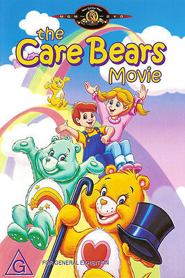 the care bears MOVIE poster COLORFUL KIDS TEDDY BEARS COLLECTOR'S 24X36
