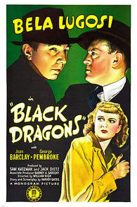 the black dragons FILM NOIR MOVIE POSTER joan BARCLAY bela LEGOSI 24X36
