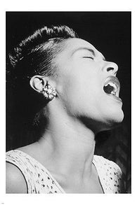 PORTRAIT OF BILLIE HOLIDAY downbeat photo CLASSIC POSTER 1947 24X36 artist